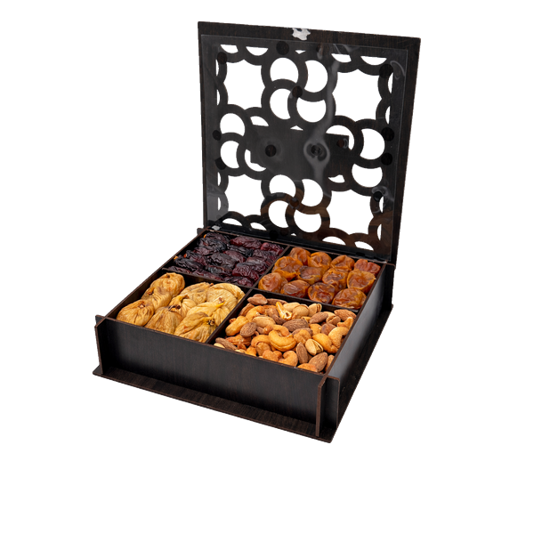 Premium Geschenkbox mit Datteln, Feigen & Nüssen – 1,5 kg